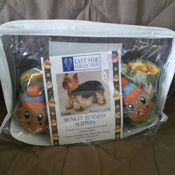 East Side Collections Other - NEW DOG MONKEY BUSINESS SLIPPERS East Side Collections Other - NEW DOG MONKEY BUSINESS SLIPPERS